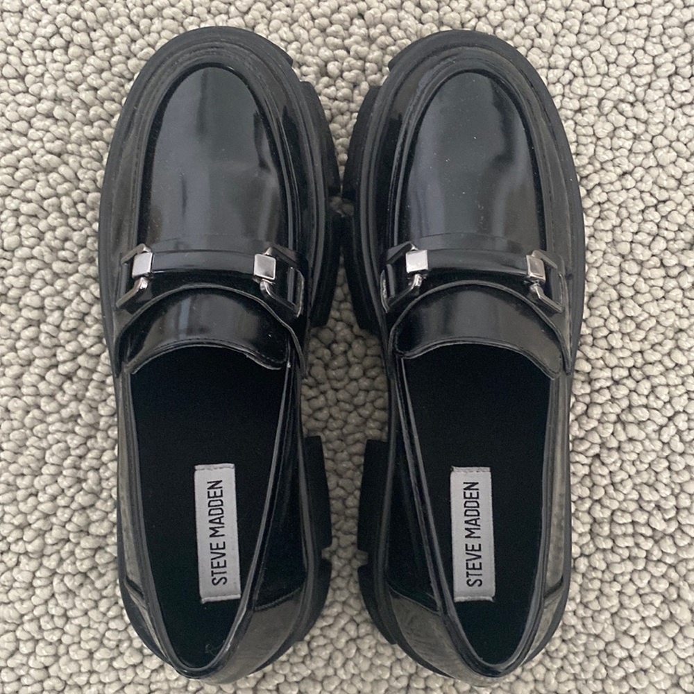 Steve Madden platform chunky loafers